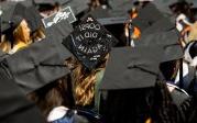 A personalized mortar board tells the story of the educational path of this ODU double alumna. 